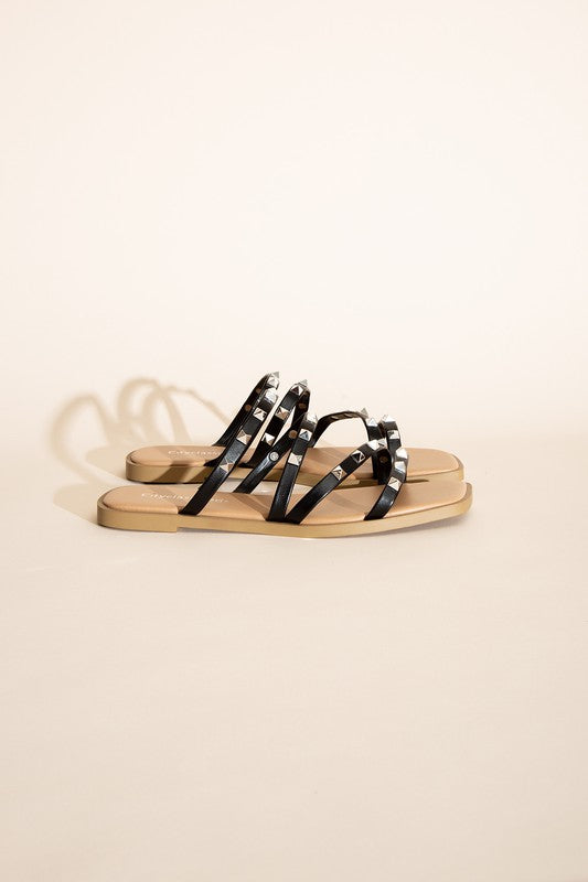 TEMIRA Stud Flat Slides