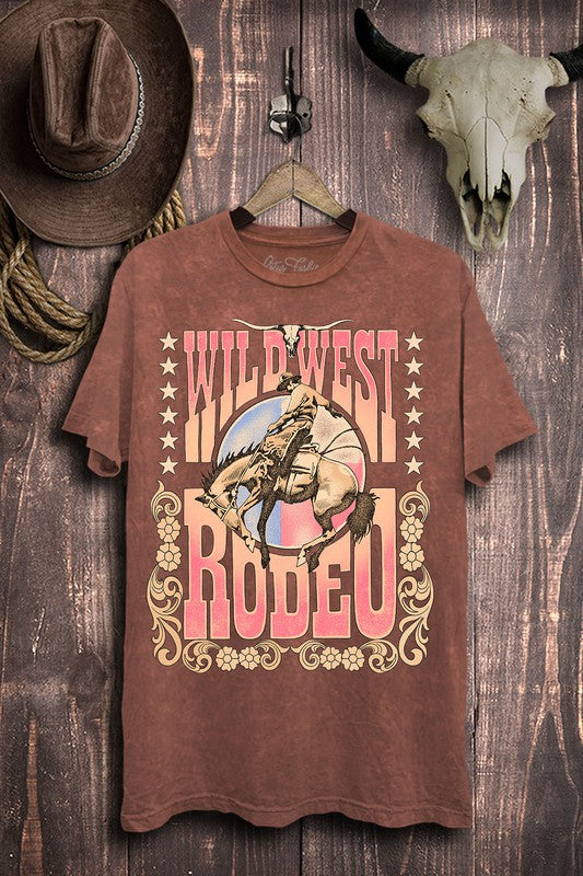 Wild West Rodeo Graphic Top