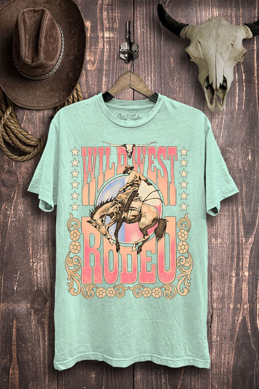 Wild West Rodeo Graphic Top