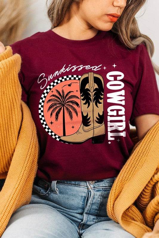 Sunkissed Cowgirl Graphic T Shirts