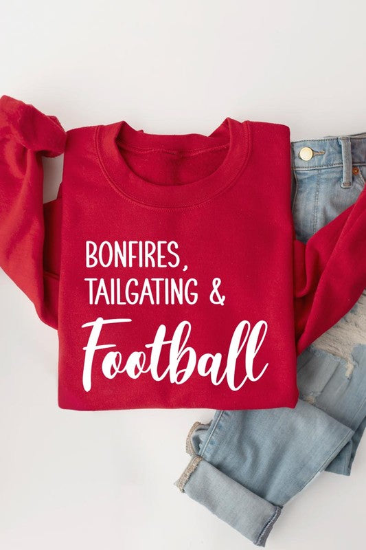 Bonfires Tailgating & Football Graphic Sweatshirts