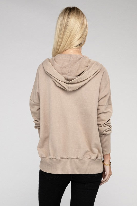 French Terry Kangaroo Pocket Hoodie