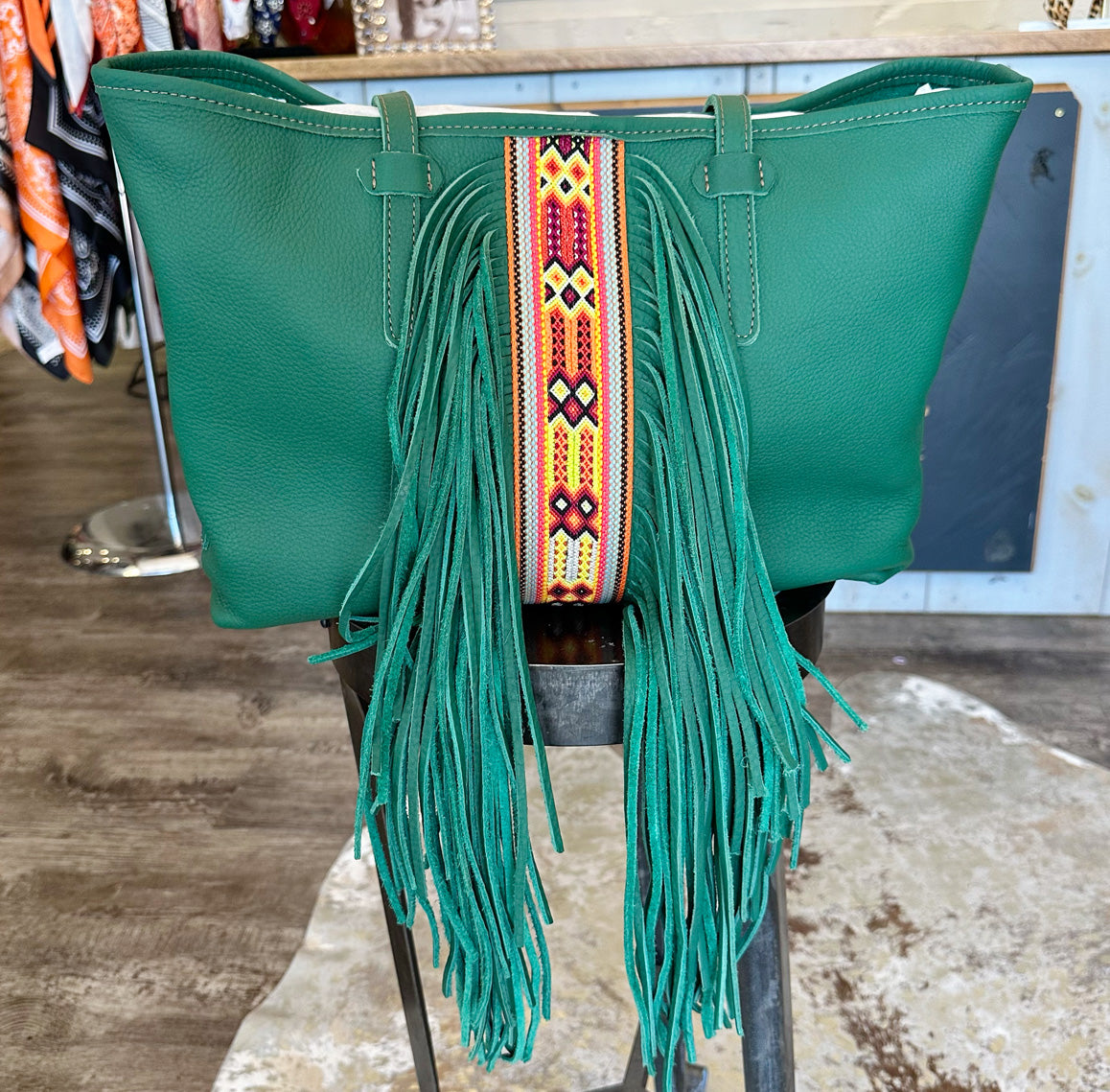 Consuela Breezy Fringe, Teal