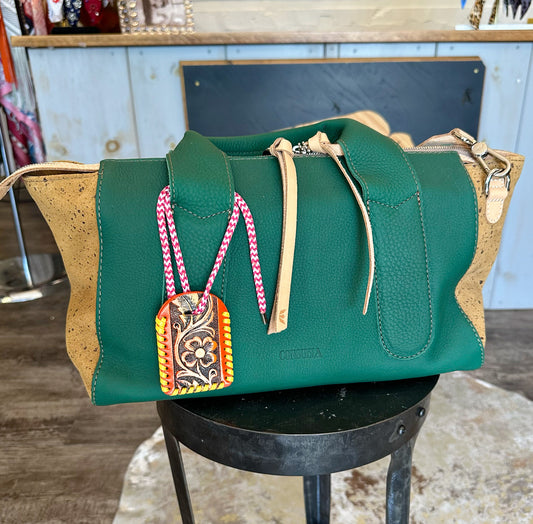 Consuela City Satchel, Teal