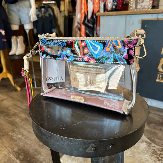 Consuela Midtown Crossbody, Clear Sophie