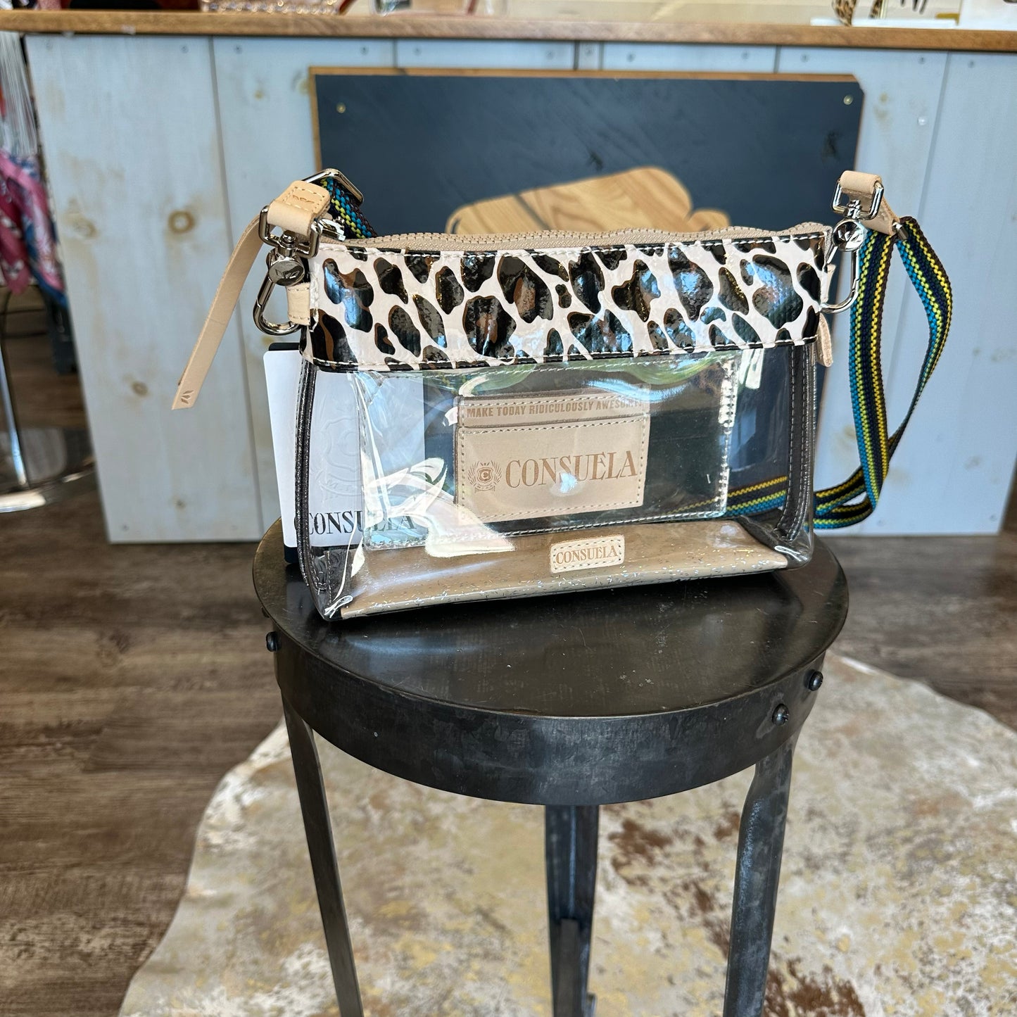 Consuela Midtown Crossbody, Clear Mona