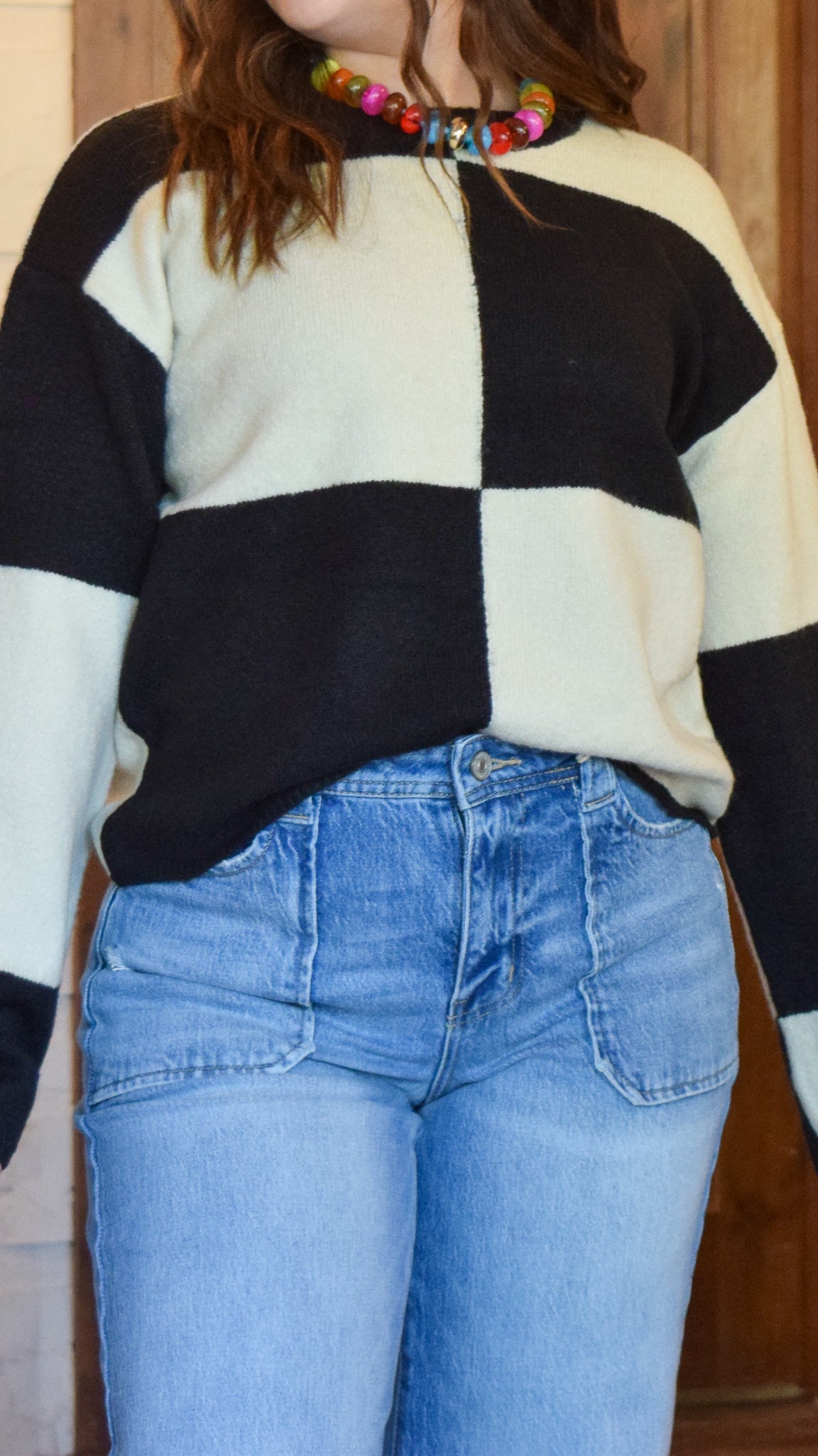 Light Wash Wide-Leg Jeans