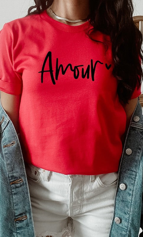 Amour Heart Tee PLUS SIZE Graphic Tee