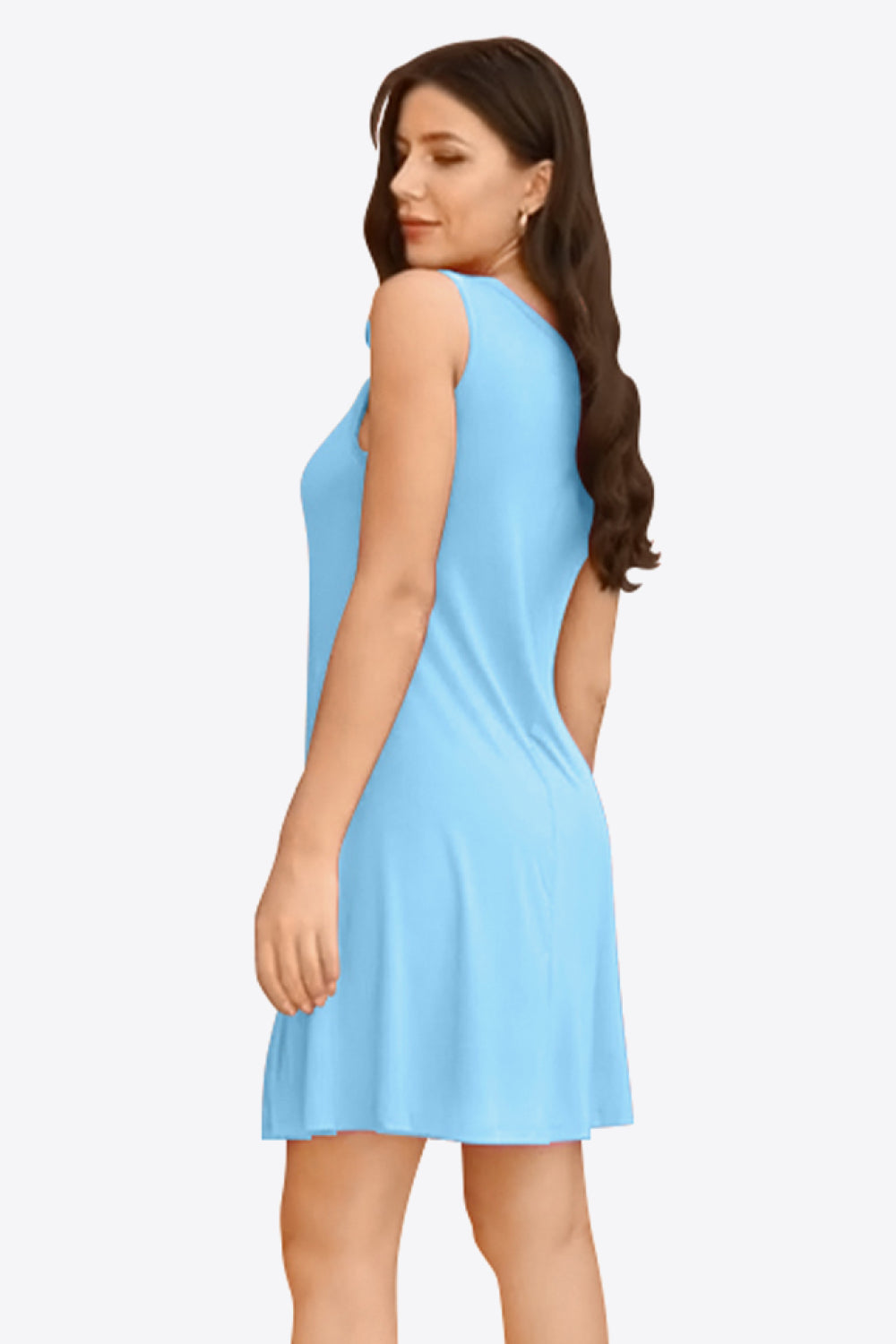 Sleeveless Dress with Pockets